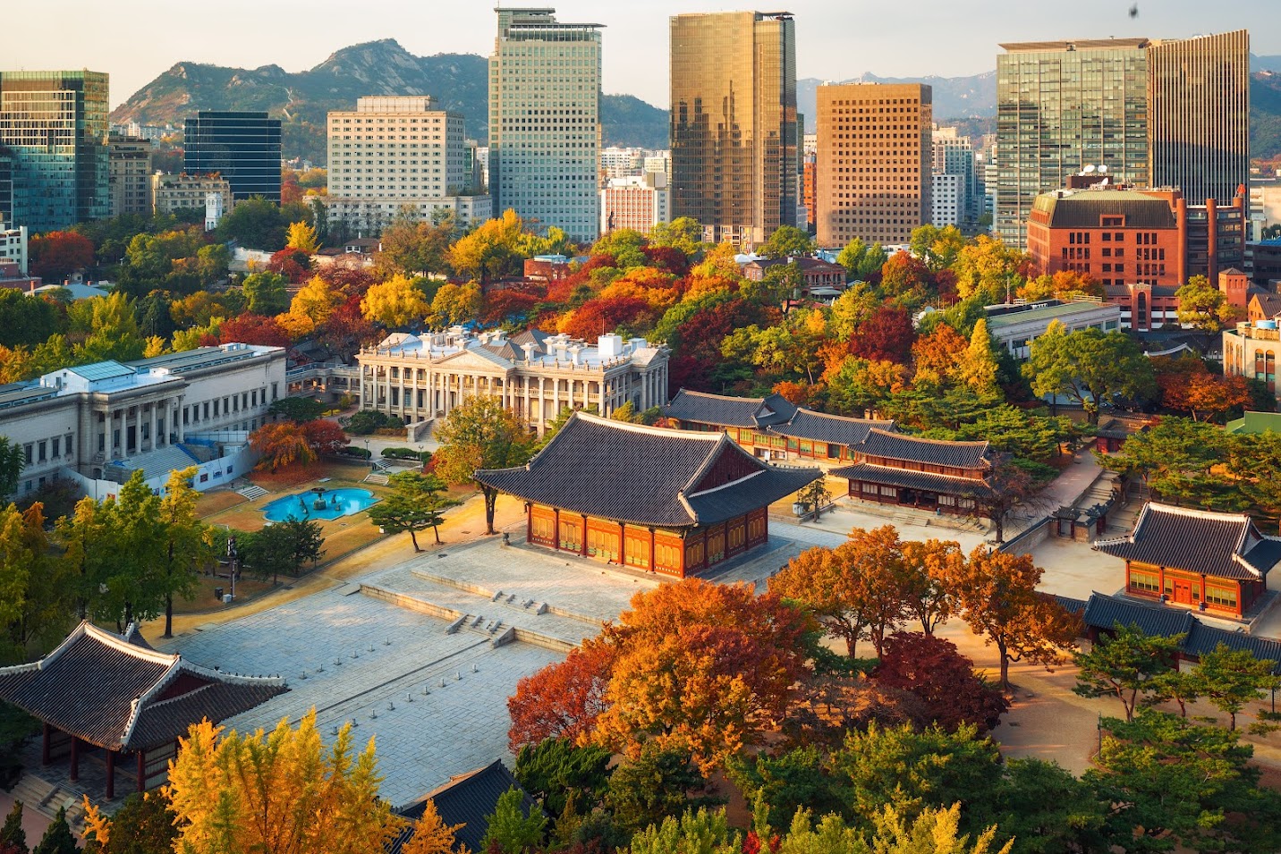  Cung điện Gyeongbokgung & Deoksugung