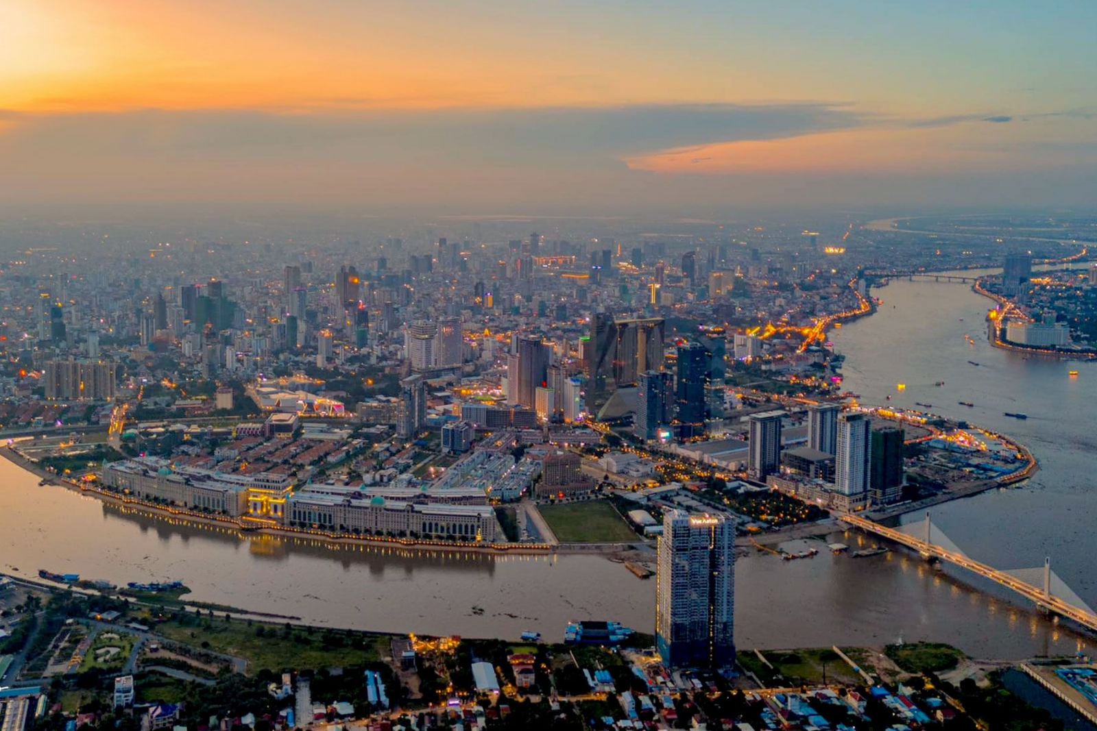 Toàn cảnh Thành phố Phnom Pênh