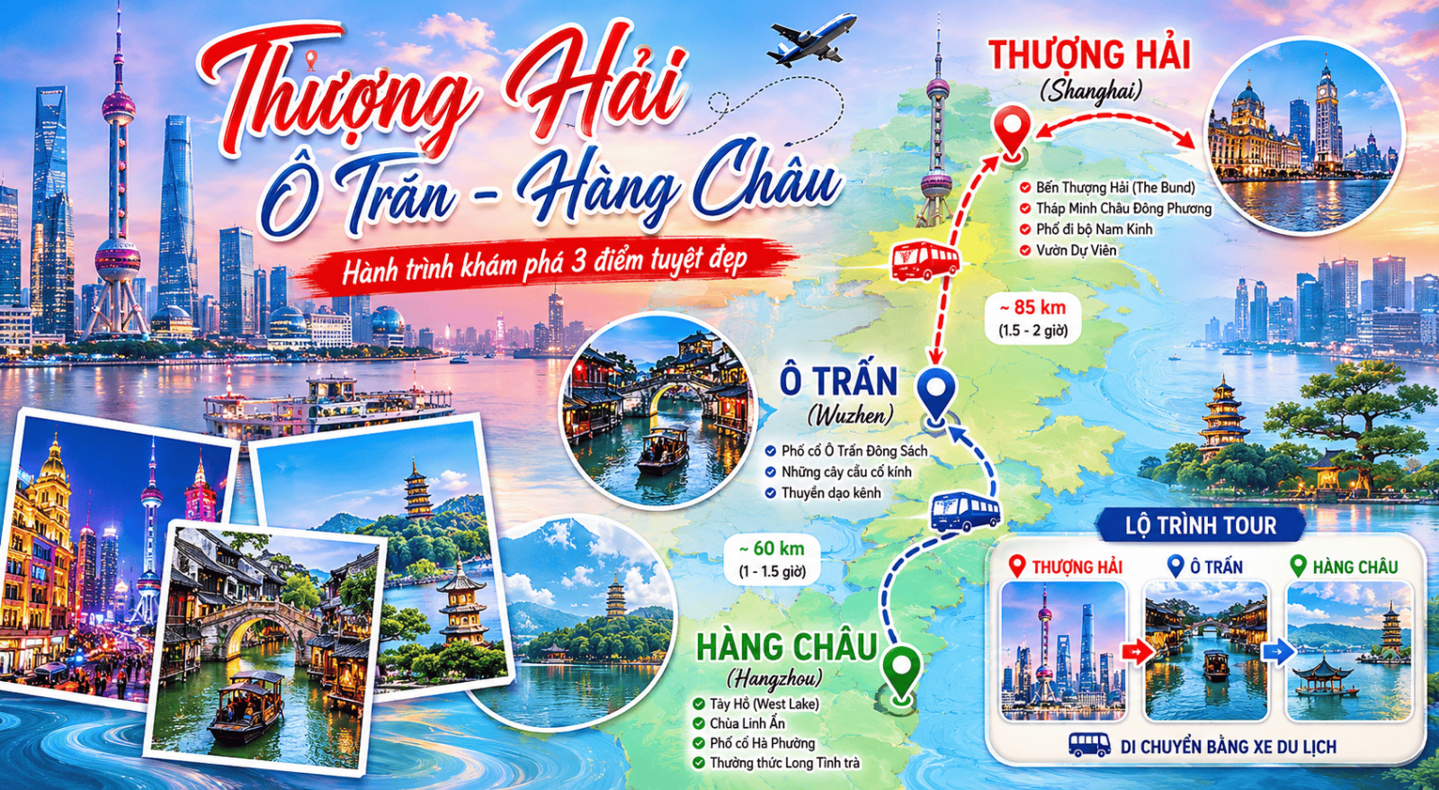 Bản đồ Tour