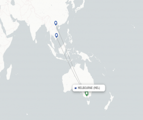 Thời gian bay từ Việt Nam đến các thành phố của Úc