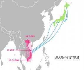 Thời gian bay từ Việt Nam đến các thành phố Nhật Bản