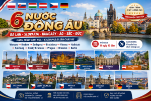 BA LAN - SLOVAKIA - HUNGARY - ÁO - SÉC - ĐỨC