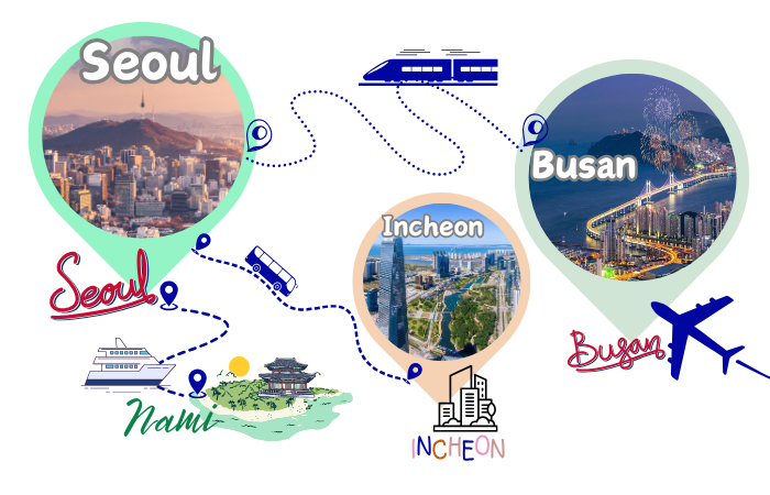 HÀ NỘI - BUSAN - SEOUL- ĐẢO NAMI - INCHEON