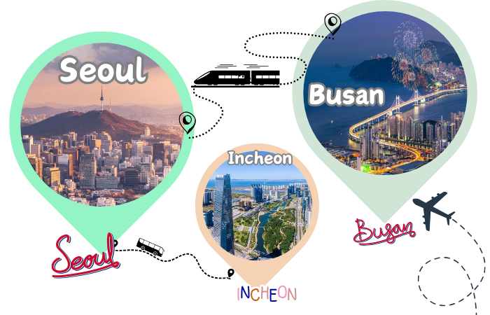 HÀ NỘI - BUSAN - SEOUL - TRƯỢT TUYẾT - INCHEON