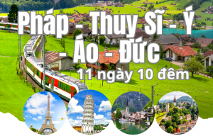 PHÁP - THỤY SĨ - Ý - ÁO - ĐỨC - bay Vietnam Airlines