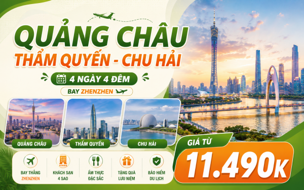 HÀ NỘI – QUẢNG CHÂU –THẨM QUYẾN – HÀ NỘI