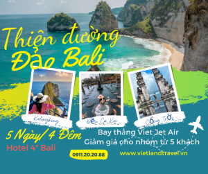 THIÊN ĐƯỜNG ĐẢO BALI - INDONESIA - BAY VJ