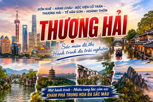 HÀ NỘI – ĐỒN KHÊ – HỒ THANH SƠN – Ô TRẤN – THƯỢNG HẢI – HÀNG CHÂU – TỀ VÂN SƠN – HOÀNH THÔN