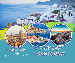 Ý - HY LẠP - SANTORINI