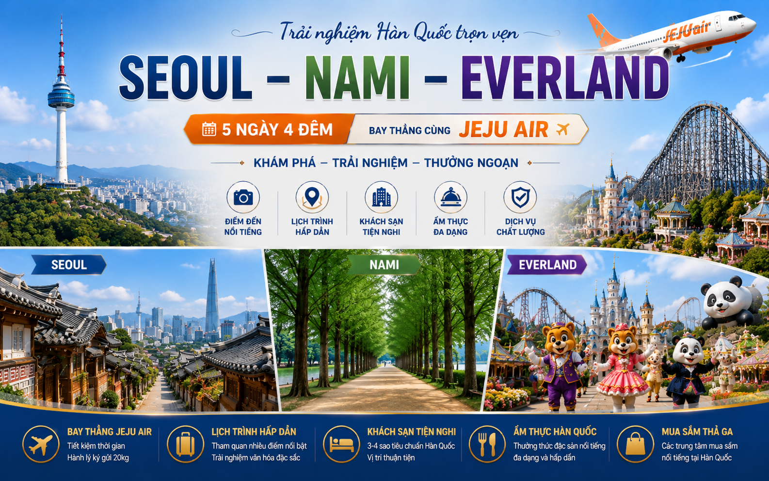 HÀ NỘI – SEOUL – NAMI – EVERLAND - THƯ VIỆN SÁCH