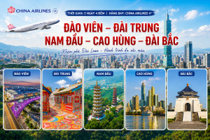 ĐÀI BẮC - ĐÀI TRUNG - NAM ĐẦU - CAO HÙNG