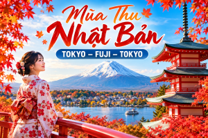DU LỊCH NHẬT BẢN - NÚI PHÚ SĨ - TOKYO